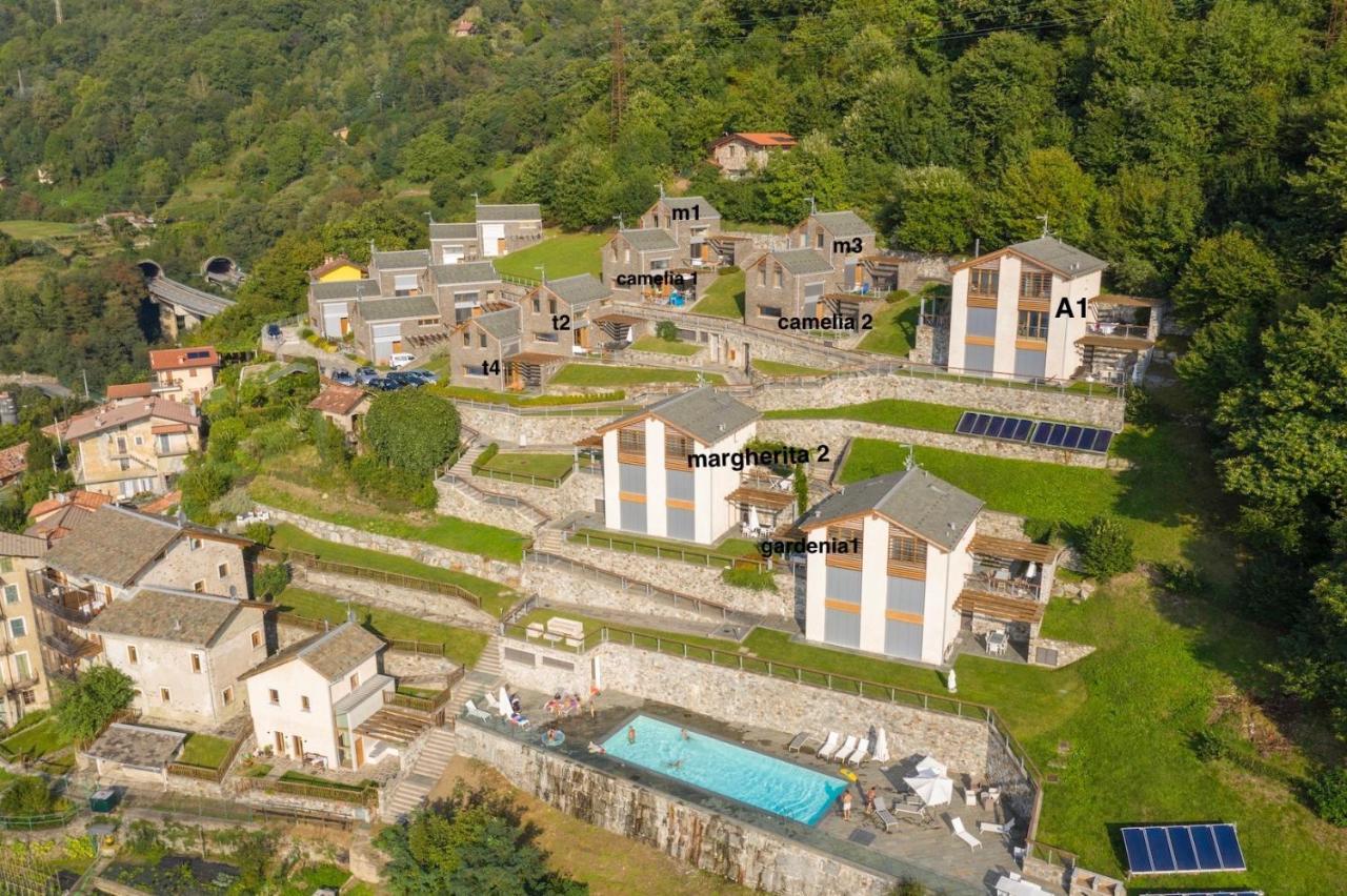 Paradiso Del Lago Villa Bellano Bagian luar foto